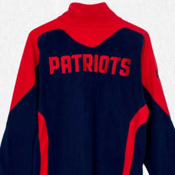 NFL Patriots 1/4 Zip Fleece Pullover | Youth XL - Picture 5 of 8